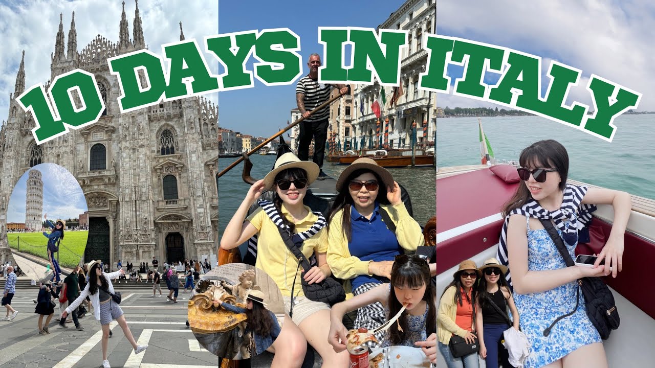 義大利🇮🇹｜吳朵拉戴著潘朵拉搭貢多拉｜披薩真的很好吃｜每天一支gelato可以吧？！｜整部片都沙啞⋯