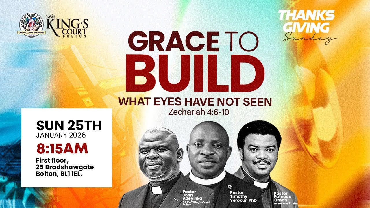 SUNDAY SERVICE | GRACE TO BUILD WHAT EYES HAVE NOT SEEN