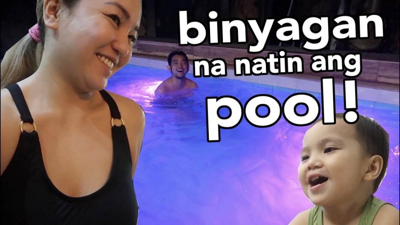 SWIMMING POOL REVEAL! - anneclutzVLOGS