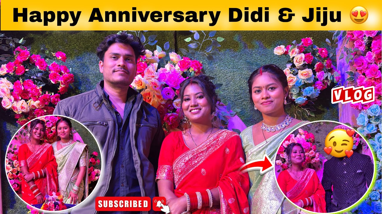 Happy Anniversary Didi & Jiju 😍 | Anniversary Celebration Didi with Jiju ❤️ | 