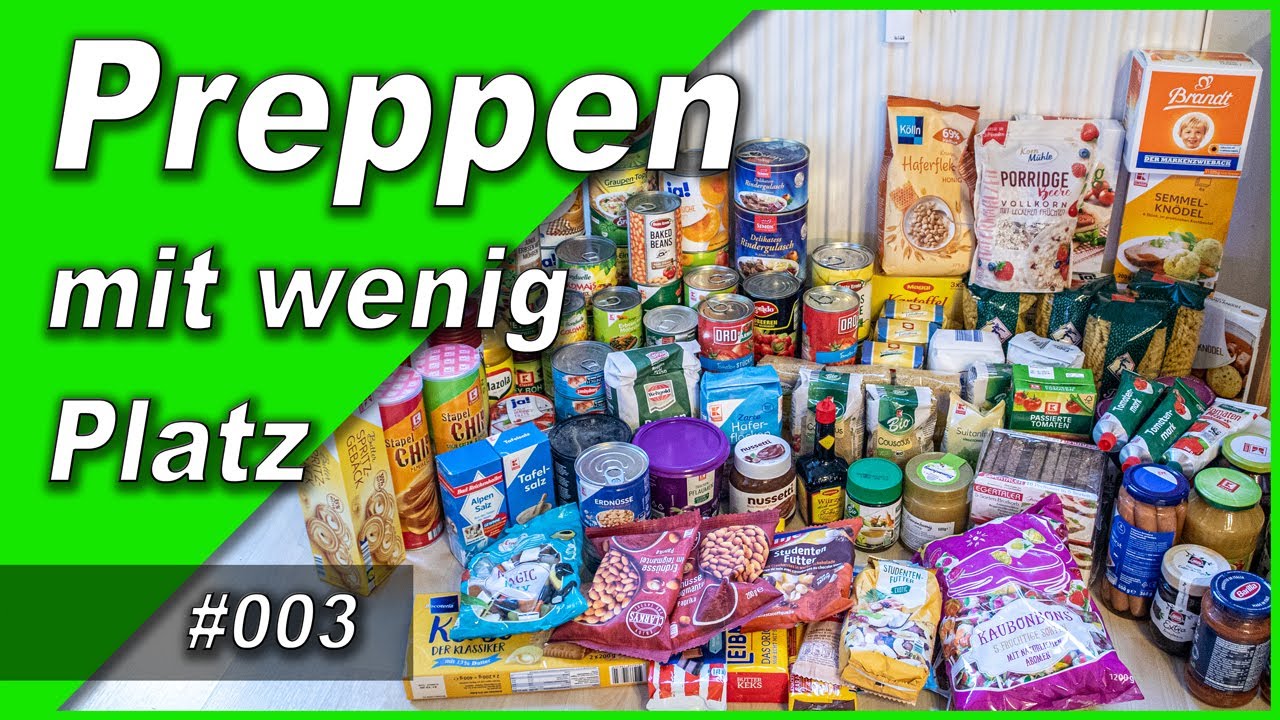 PREPPER WAREHOUSE: Food Purchase & Costs! | #003 🤑 PREPPING with limited space | Crisis preparedness