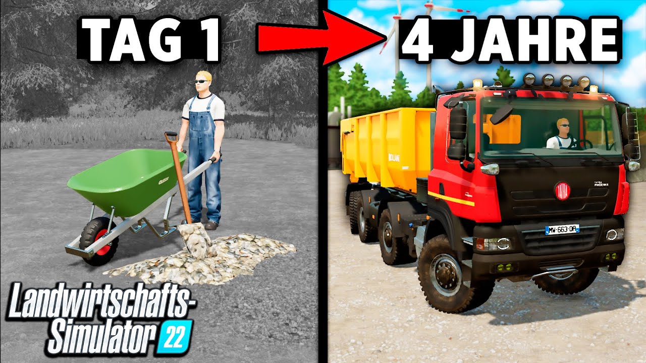 Ich habe 4 JAHR damit verbracht, die PERFEKTE FARM von Grund auf zu erschaffen! LS22