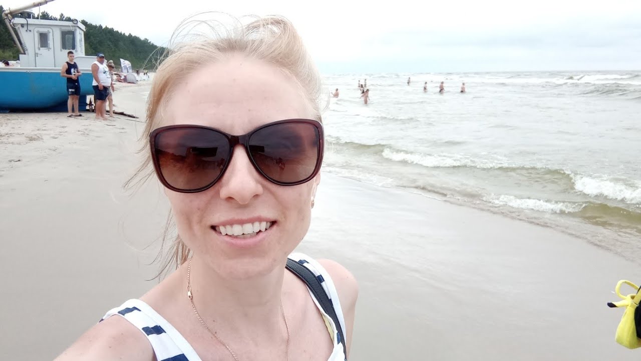 Уехали в отпуск. Балтийское море. Kąty Rybackie. Польские дороги.