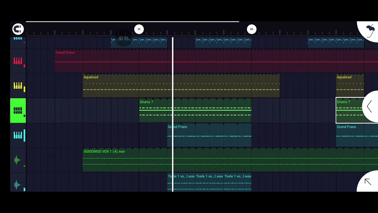I made amapiano using FL studio mobile