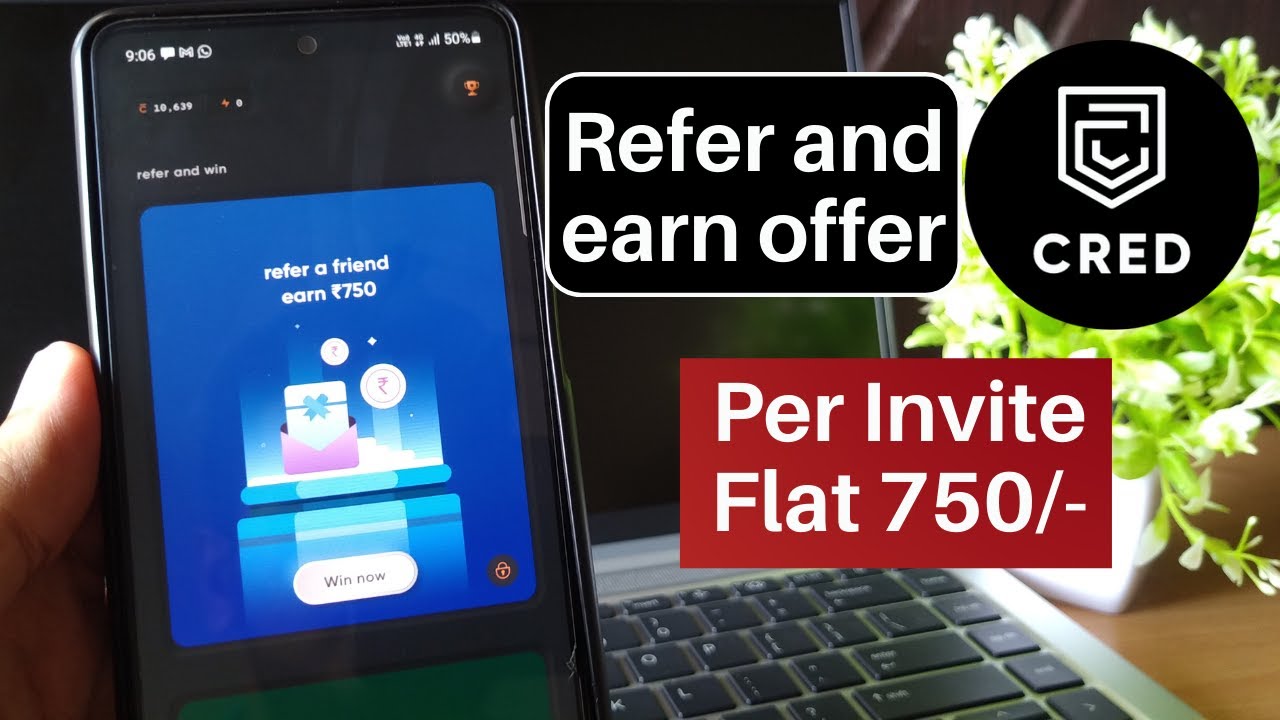 Cred refer and earn trick | Refer a friend and get 750 | cashback offer today | earning app today