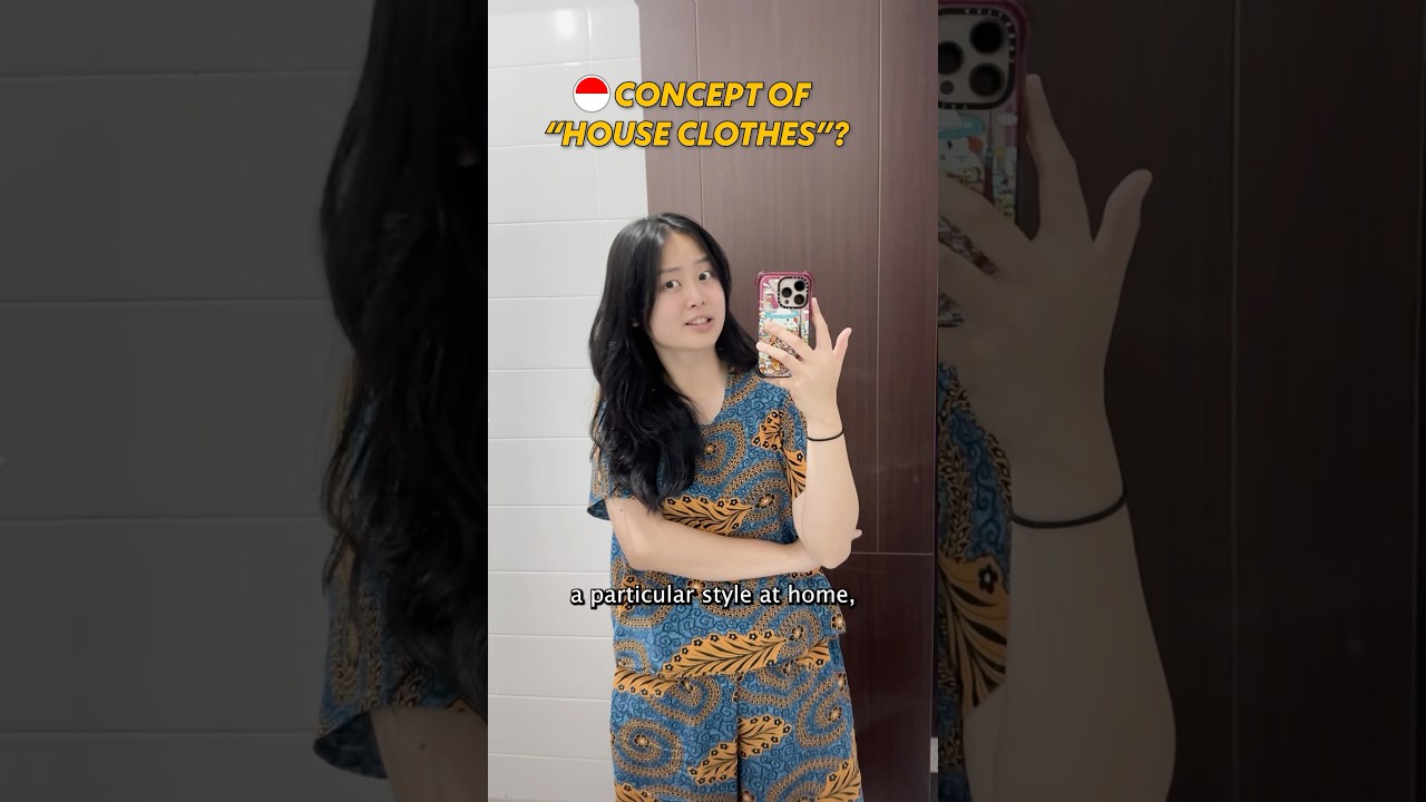 Concept of &ldquo;house clothes&rdquo;? 👀🏠🇮🇩 (&ldquo;baju rumah&rdquo;) #indonesian #culture #traditional #international