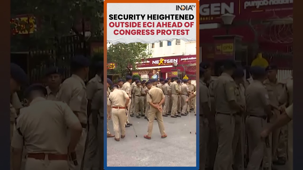 Election Commission Row: ECI Headquarters Sealed With Barricades Ahead of Delhi Congress Protest