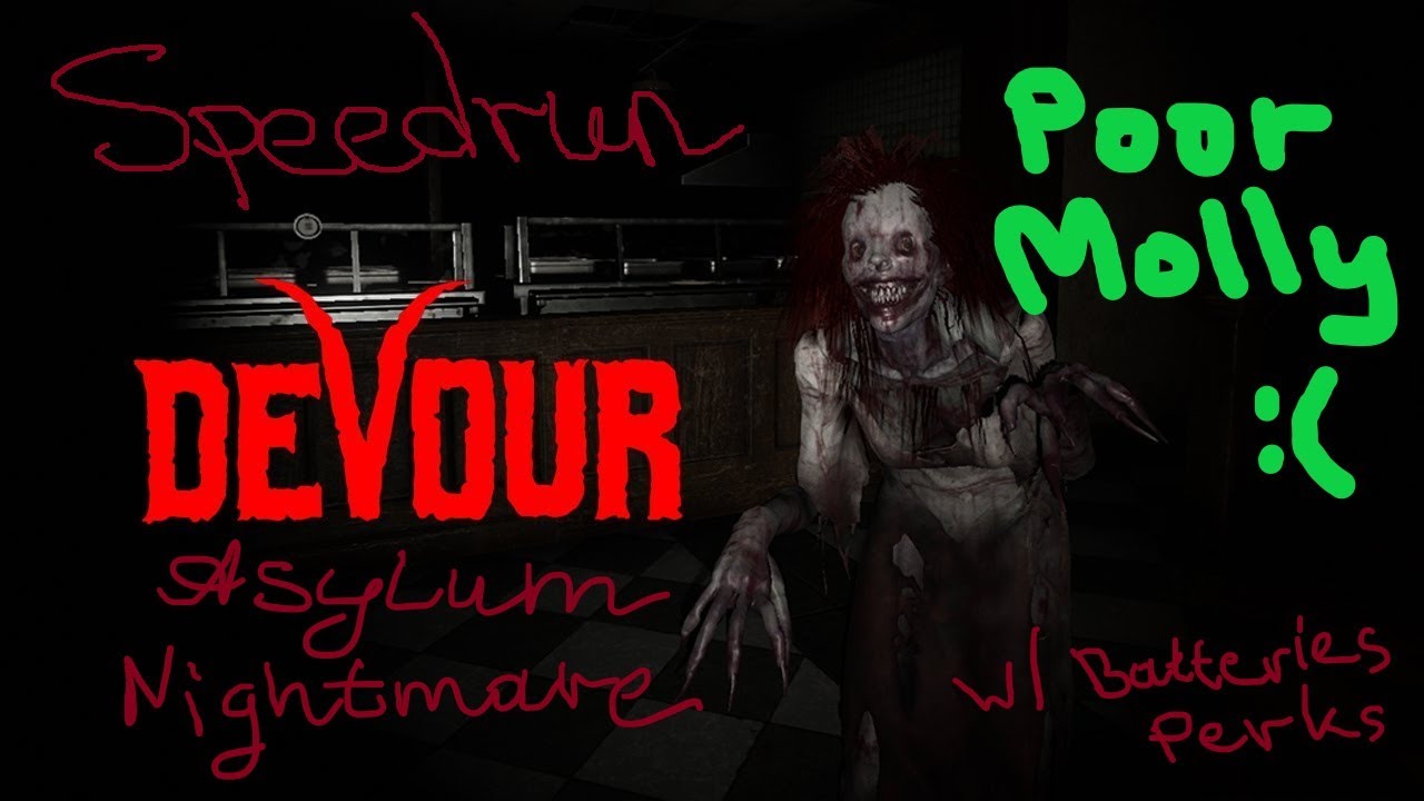 Devour: Asylum - Speedrun Nightmare Batteries/Perks in 15:25 [World Record]