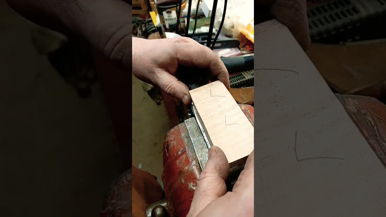 Fitting Chef Knife Handle Scales 