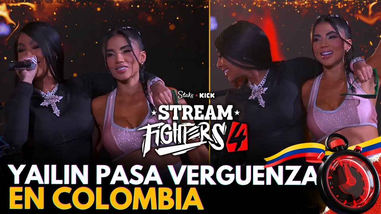 YAILIN PASA VERGUENSA Y LE D4ÑA LA PELEA A KARINA GARCIA EN STREAM FIGHTERS 4 EN COLOMBIA