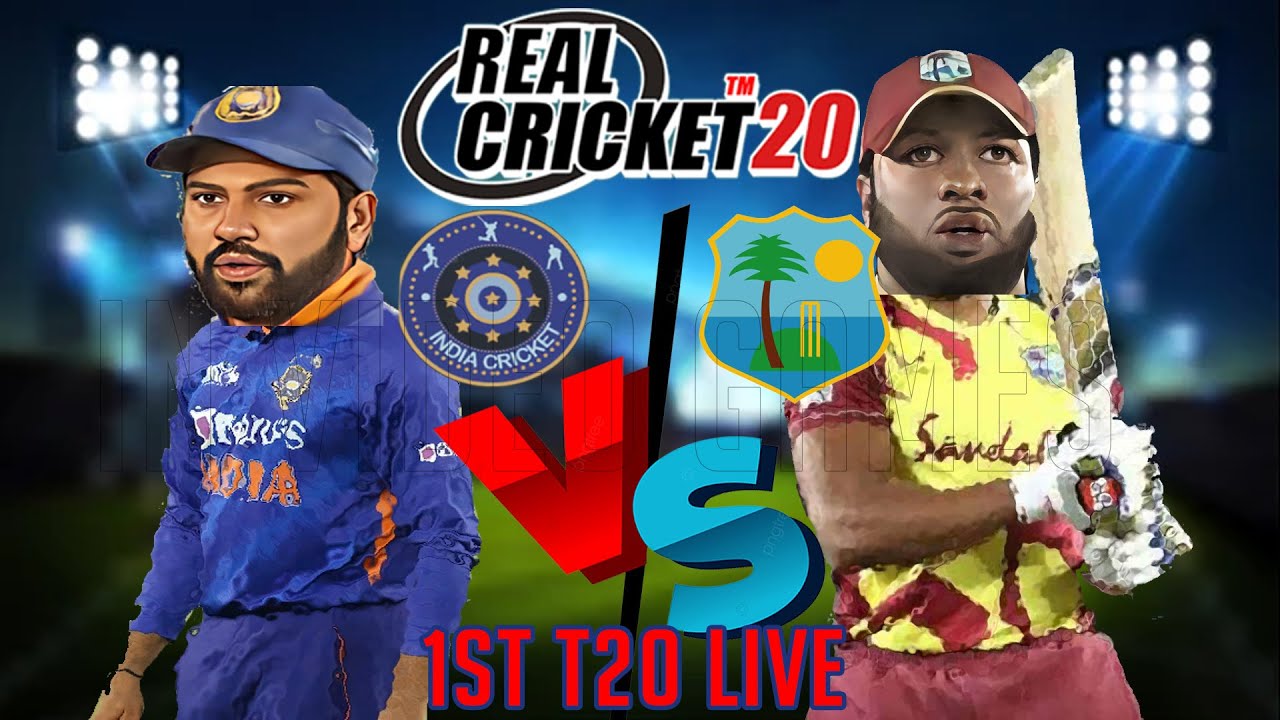 1st t20 India vs West Indies | Eden gardens, Kolkata | Real Cricket 20 is back -  Live Stream