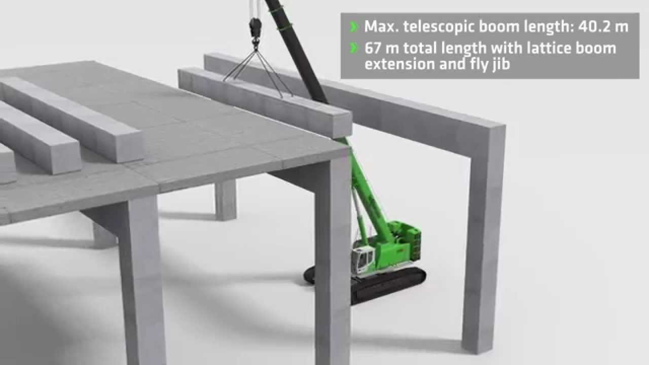 SENNEBOGEN - Product Launch: Telescopic Crawler Crane 6113 E-Series with 120 tonnes