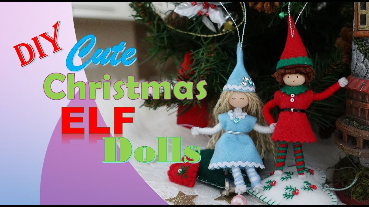 DIY - Cute Elf Dolls for Christmas Gifts and Decorations |  Huong Harmon