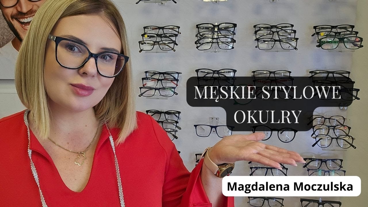 Męskie stylowe okulary | Magdalena Moczulska