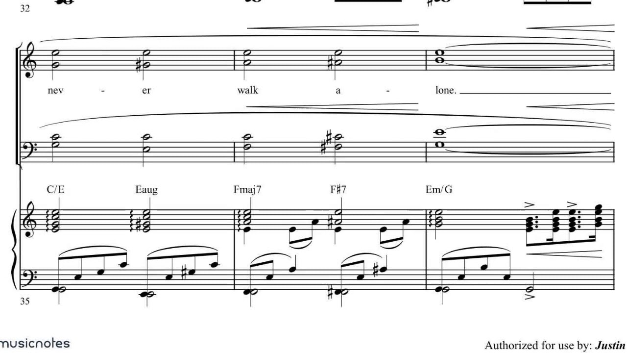 You'll Never Walk Alone- Tenor Track