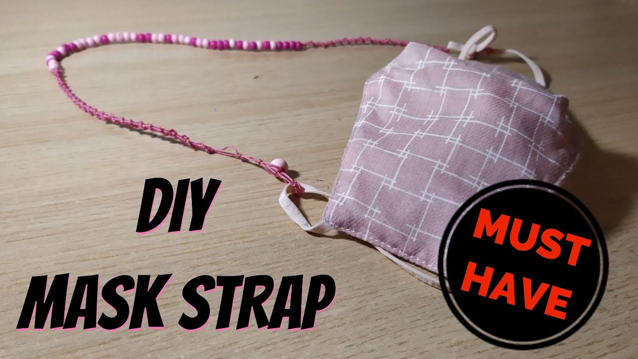 Macrame mask strap | Covid-19 life hack | Μακραμέ λουράκι για μάσκα