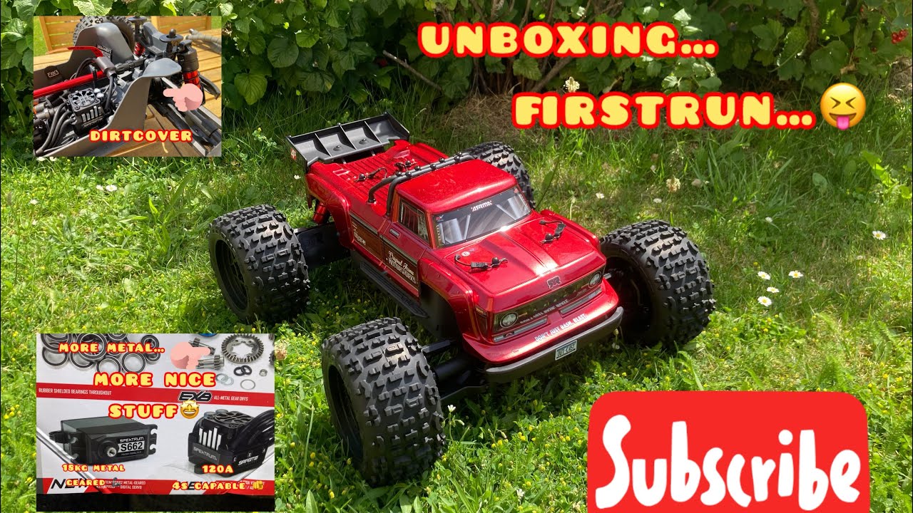 arrma outcast 4s V2.5 - unboxing + firstrun🤘 #arrma #arrmaoutcast #rccar #rccarbashing  #rccrash