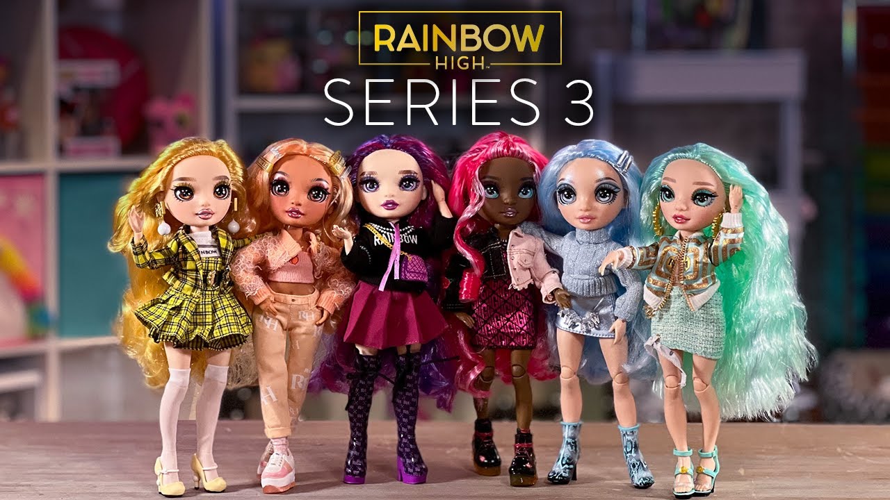 Распаковка и обзор Rainbow High, серия 3 (все куклы!)!