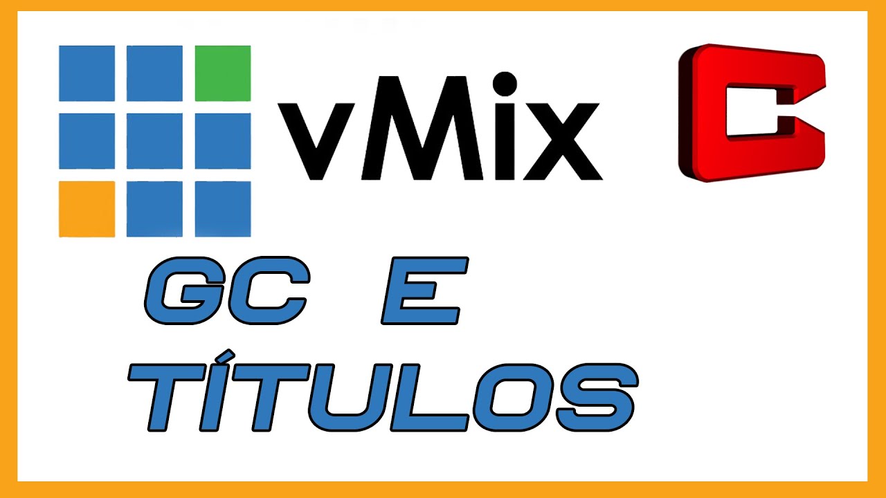 Como usar o GC e Títulos do Vmix nas suas Lives