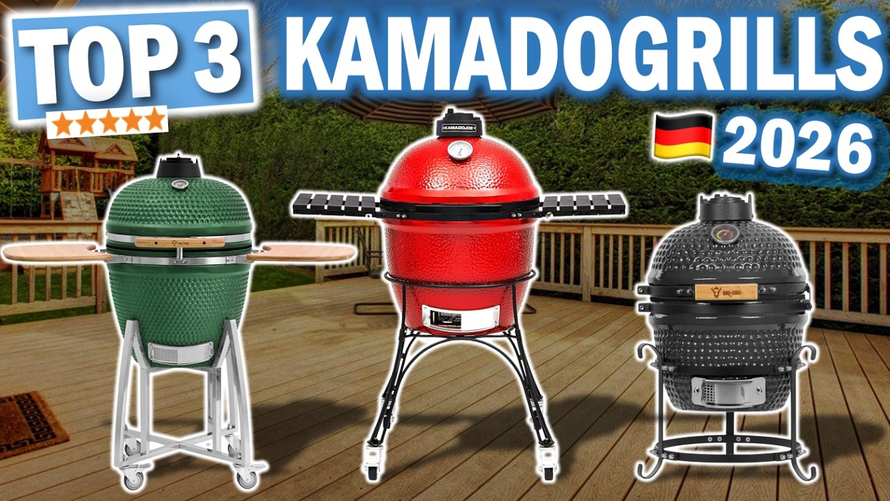 Top 3 KAMADOGRILLS 2026 | Die besten Kamado/ Keramikgrills Vergleich