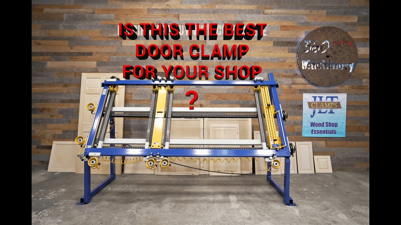 JLT Large Capacity Double Door Miter Door Clamp Model #717A-38V-96H-HD-DD-l-M1