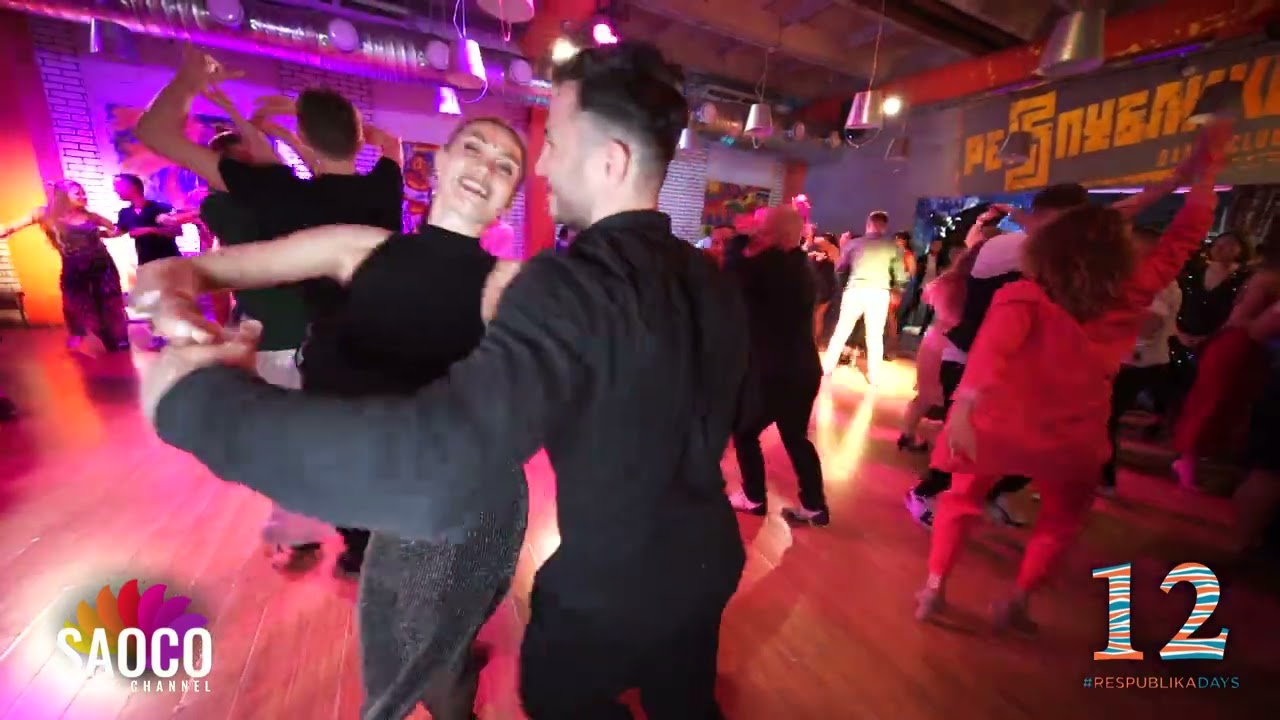 George Tagaev and Kristina Bolbat Salsa Dancing at Respublika Days XII, Sunday 01.05.2022
