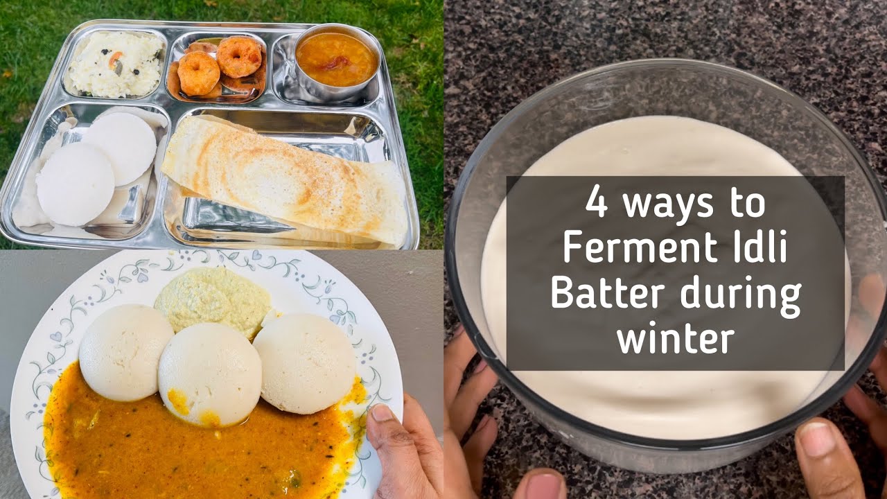4 Methods to Ferment Idli Batter During Winter|How to Ferment Idli Batter in Instant pot