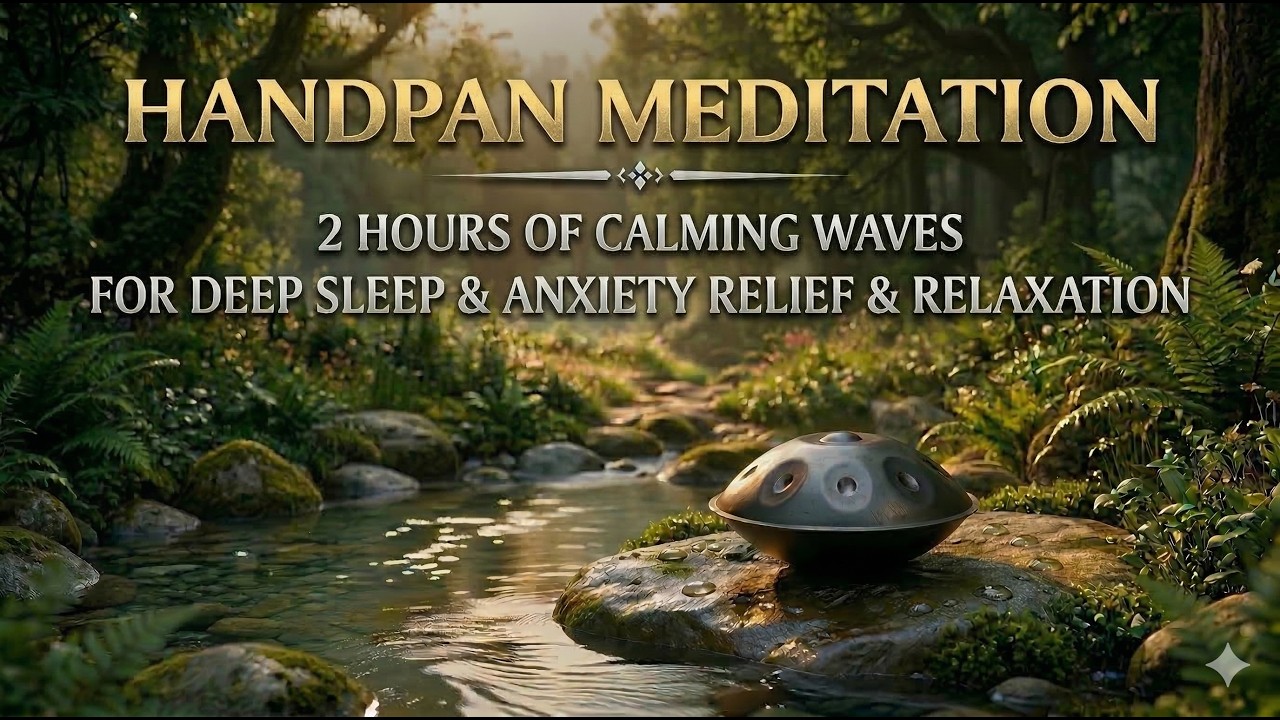 Handpan Zen: 2 Hours of Calming Waves for Deep Sleep & Anxiety Relief & Relaxation
