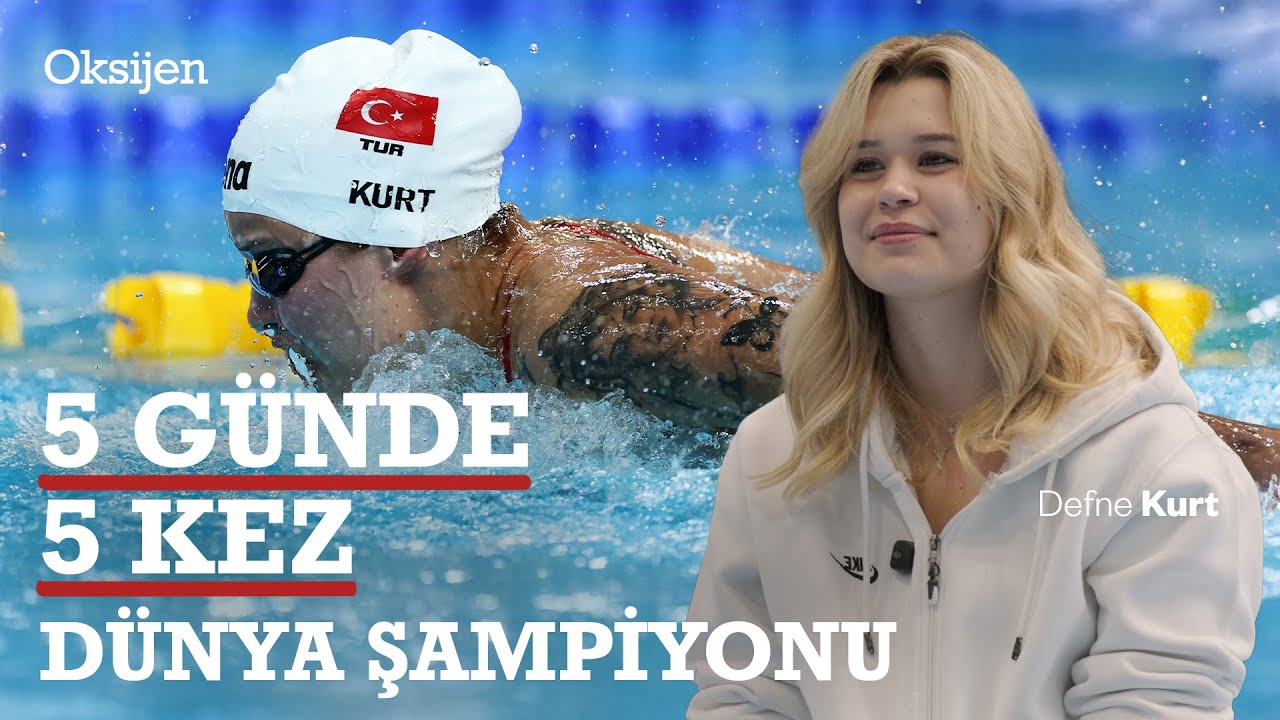 5 günde 5 Dünya Şampiyonluğu | Son 35 metrede ruhumu suya bıraktım | Paralimpik Yüzücü Defne Kurt