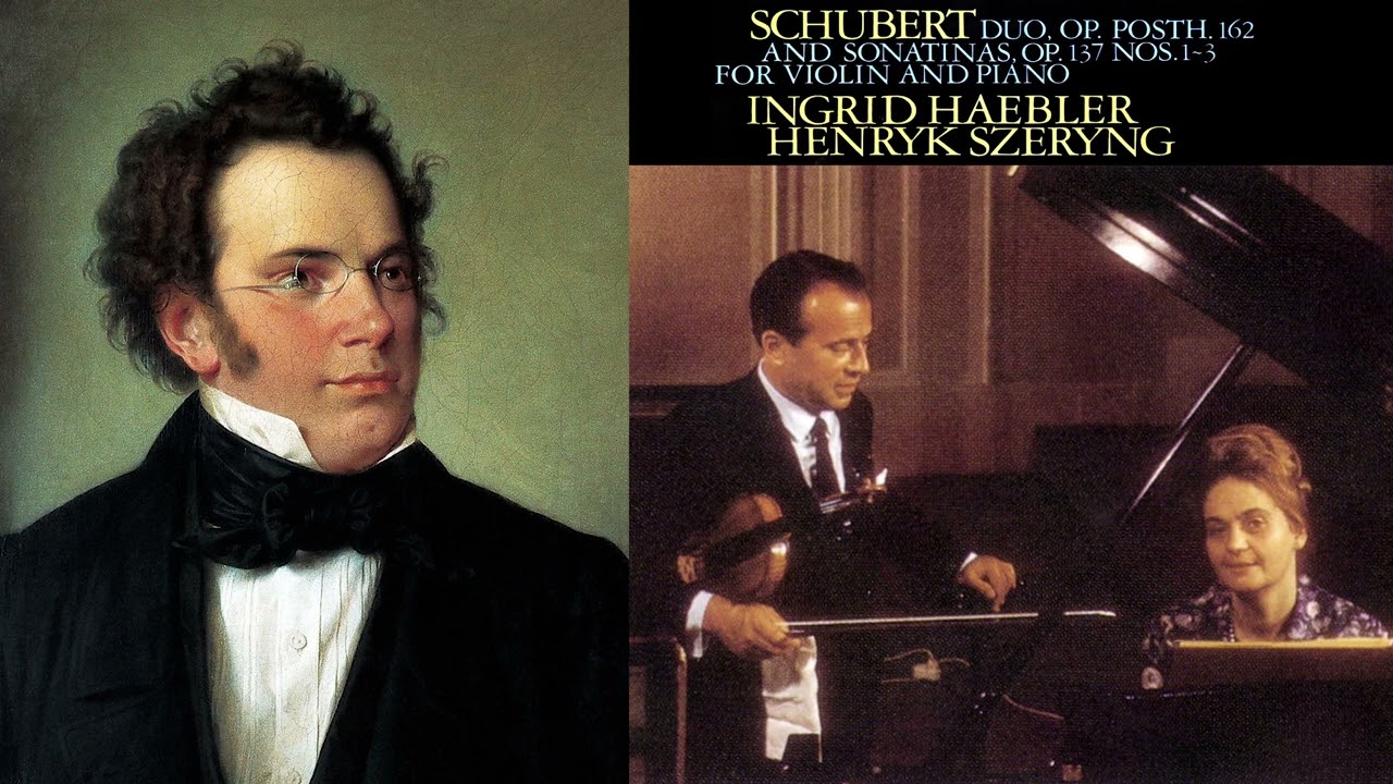Schubert: Sonatina in A Minor, Op. 137, No. 2, D. 385 - Ingrid Haebler, Henryk Szeryng. Rec. 1974