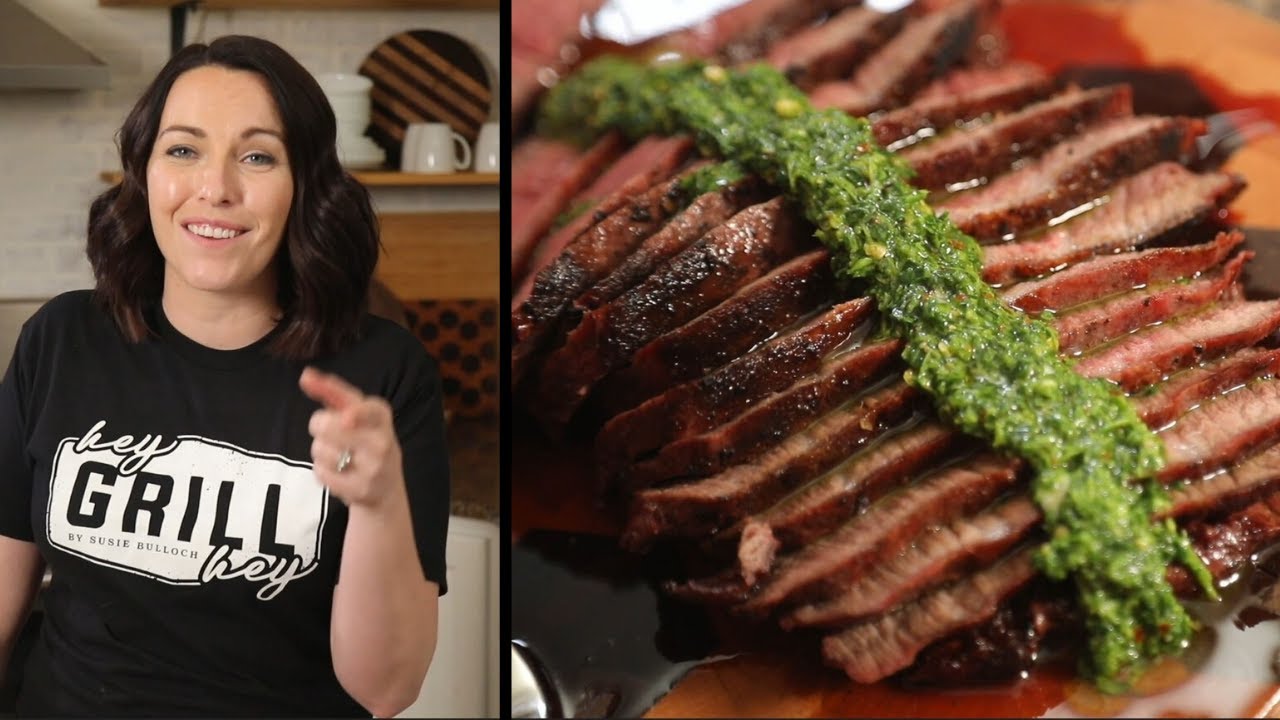 Grilled Flat Iron Steak with Chimichurri - How To