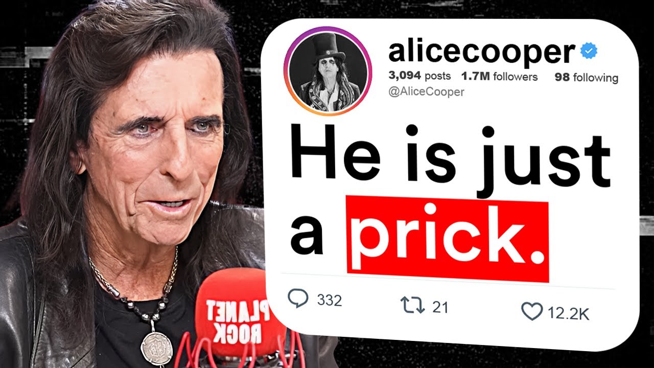 At 77, Alice Cooper Finally Names 8 Artists He HATED Most!