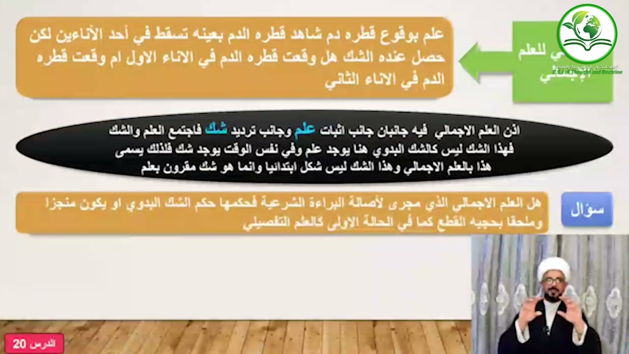 علم الأصول: الحلقة الأولى _20_ الشيخ خليل الرماحي