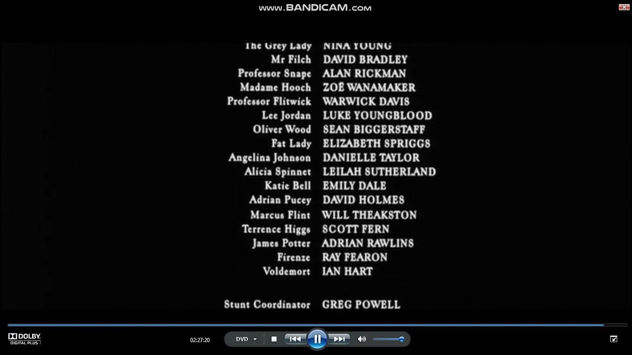 Closing to Harry Potter and the Sorcerer's Stone 2002 DVD