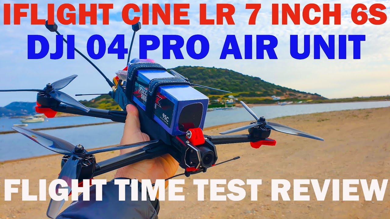 iFLIGHT CINE LR 7 С ПУЛЬТОМ DJI 04 PRO AIR - ОБЗОР ТЕСТА ВРЕМЕНИ ПОЛЕТА С ЛИТОПОЛОСНЫМ АККУМУЛЯТО...