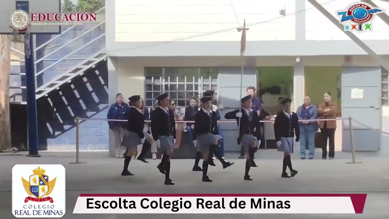 Colegio Real de Minas participación en concurso de escoltas