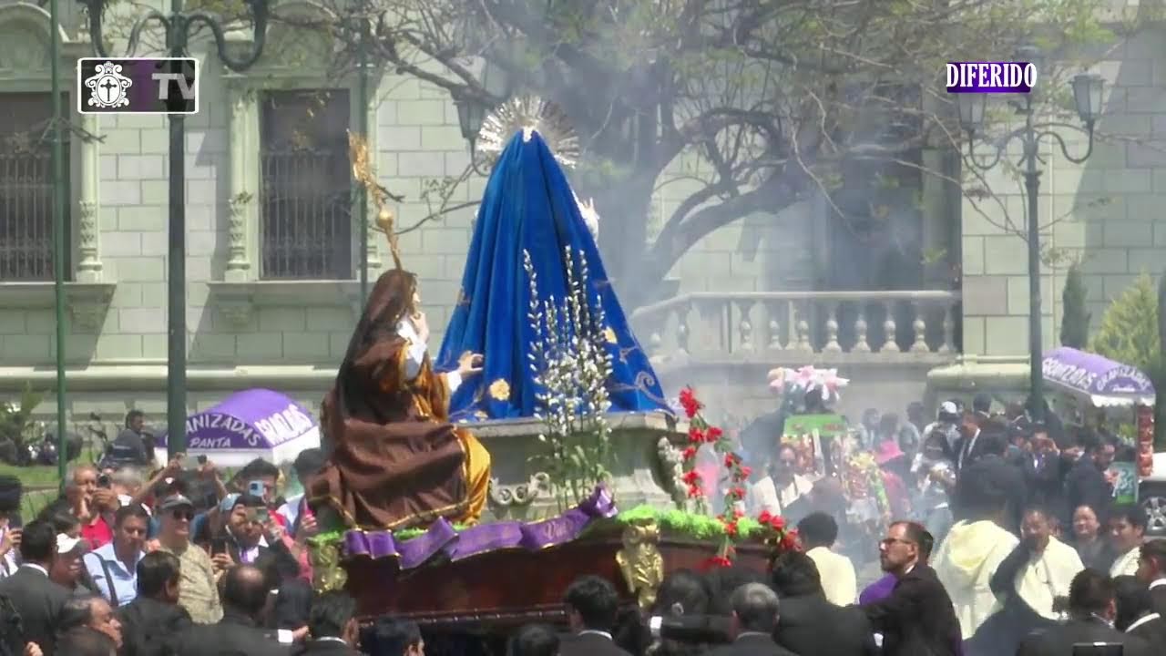 Paso del Solemne Cortejo Procesional de las V.I. de Jesús Nazareno Justo Juez y virgen de Dolores