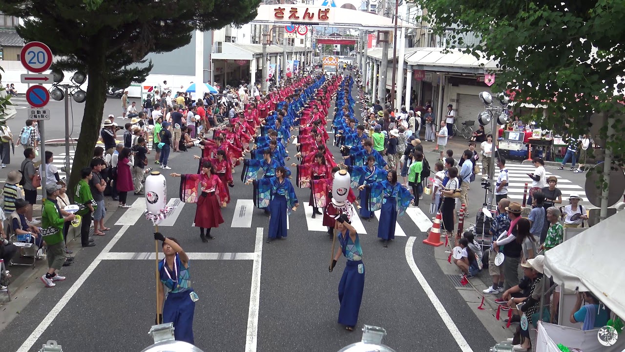 【4K公式】 東京花火「ハヰカラ」 / 第65回よさこい祭り（高知よさこい2018）2日目 - 菜園場競演場