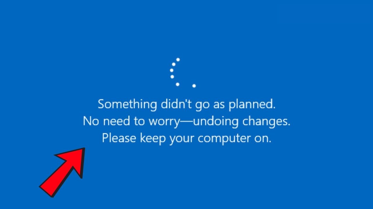 How to Fix Update KB5077241 Error Something Didn't Go As Planned No Need To Worry Undoing Changes