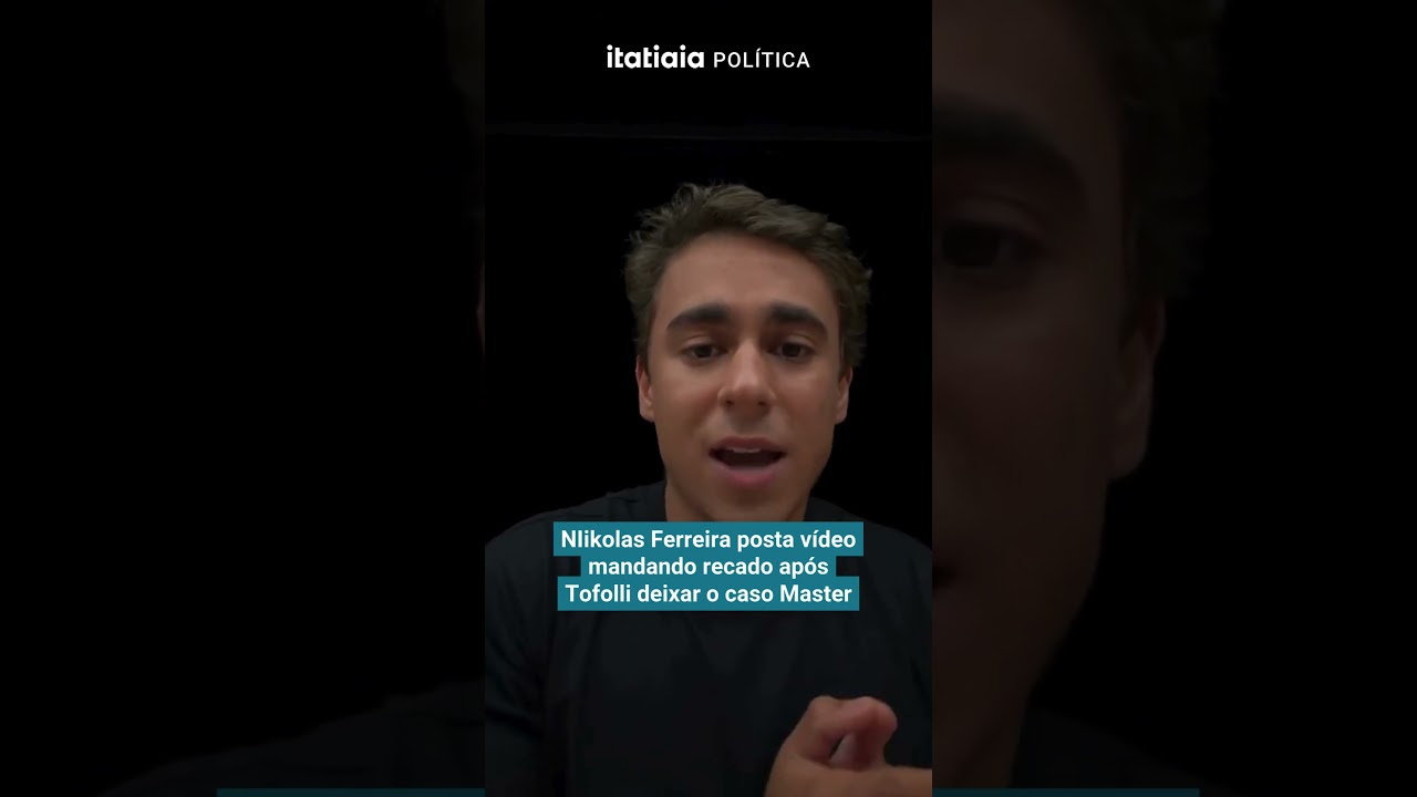 NIKOLAS FERREIRA POSTA V&Iacute;DEO MANDANDO RECADO AP&Oacute;S TOFOLLI DEIXAR O CASO MASTER