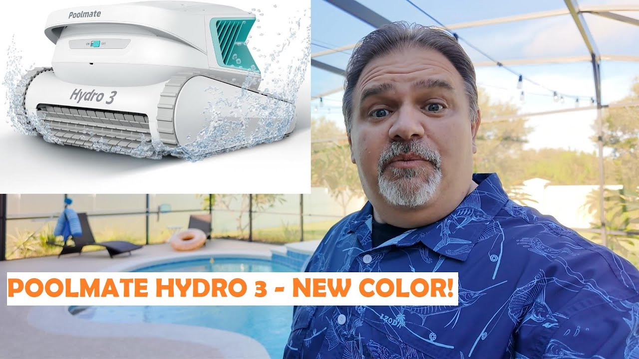 Review and unboxing of the Poolmate Robotic Pool Vacuum - Hydro 3 in a NEW color!