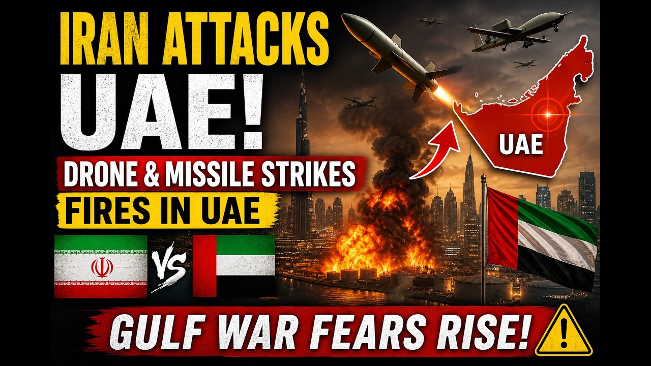 Iran Attacks UAE? 🔥 Drone & Missile Strikes Spark Gulf War Fears