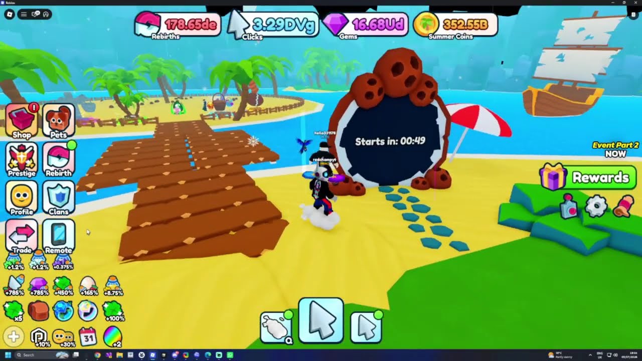 Summer Part 2 Is INSANE! Paradise Egg + New Supreme! Rebirth Champions Ultimate