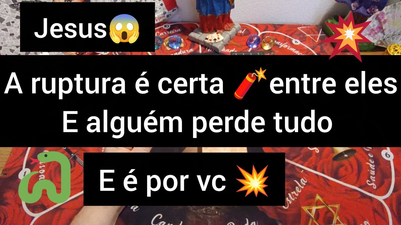 JESUS😱ESSA SEMANA PROMETE E VAI FERVER💥A RUPTURA É CERTA ENTRE ELES E ALGUÉM PERDE TUDO? E É PRA VC?