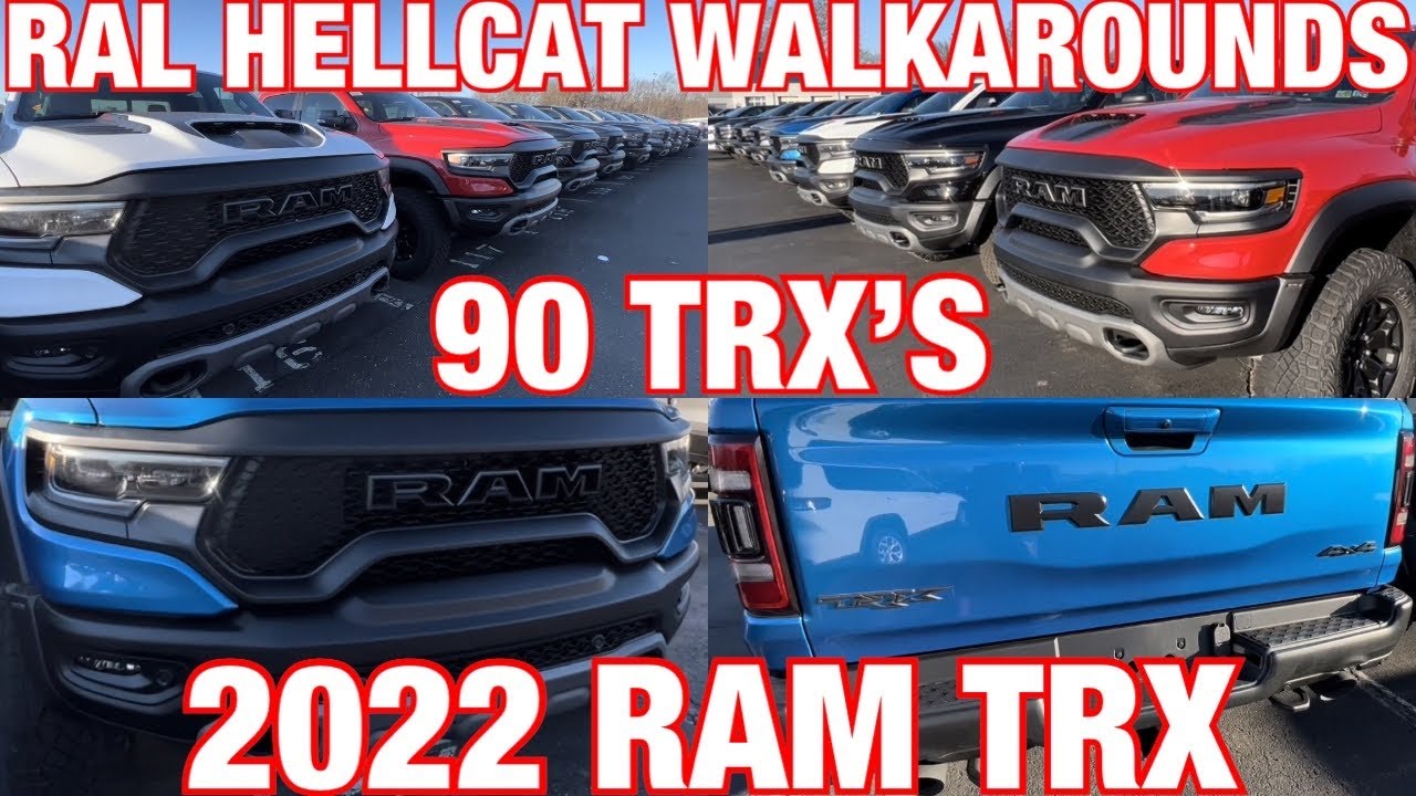 2022 RAM TRX REVIEW & WALKAROUND of 90 TRX’s -At 1 Dealership- Once in a Lifetime!😎👍 Not Clickbait