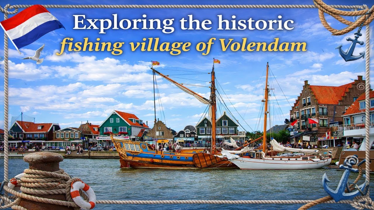 ⚓🏡 Volendam: The Fishing Village That Feels Like a Fairytale ✨