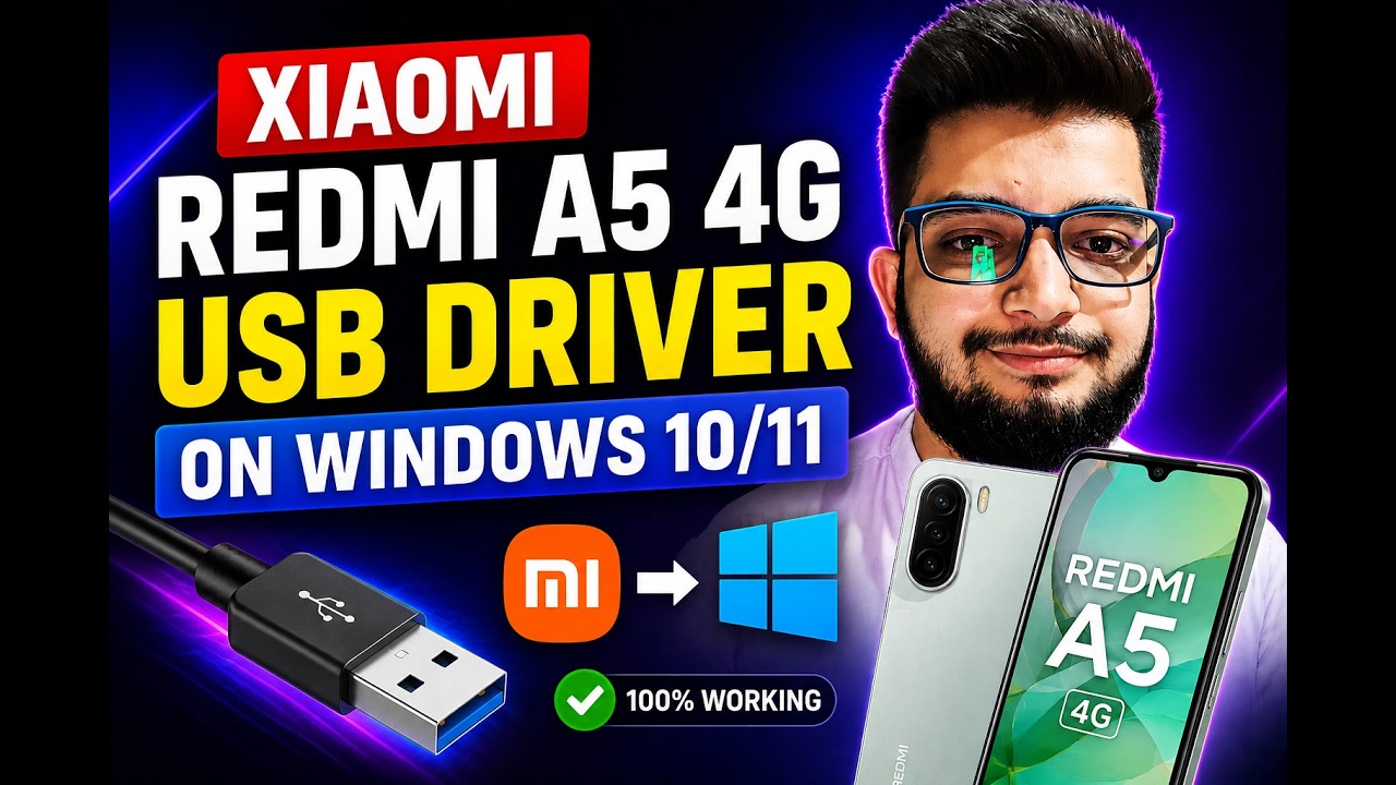 Xiaomi Redmi A5 4G USB Driver on Windows 10/11 Free Download