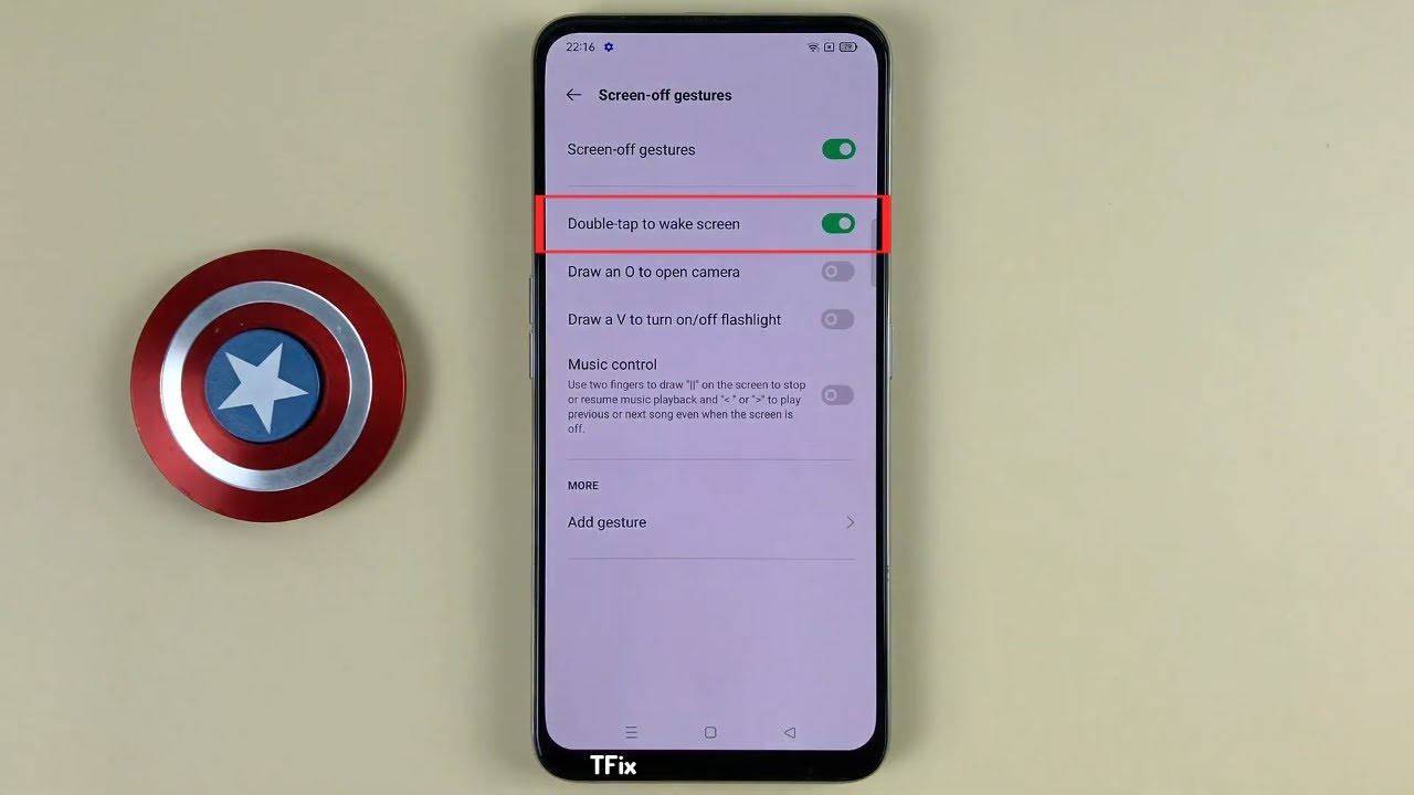 How to Double tap to wake screen on OPPO Reno2 F Android 11