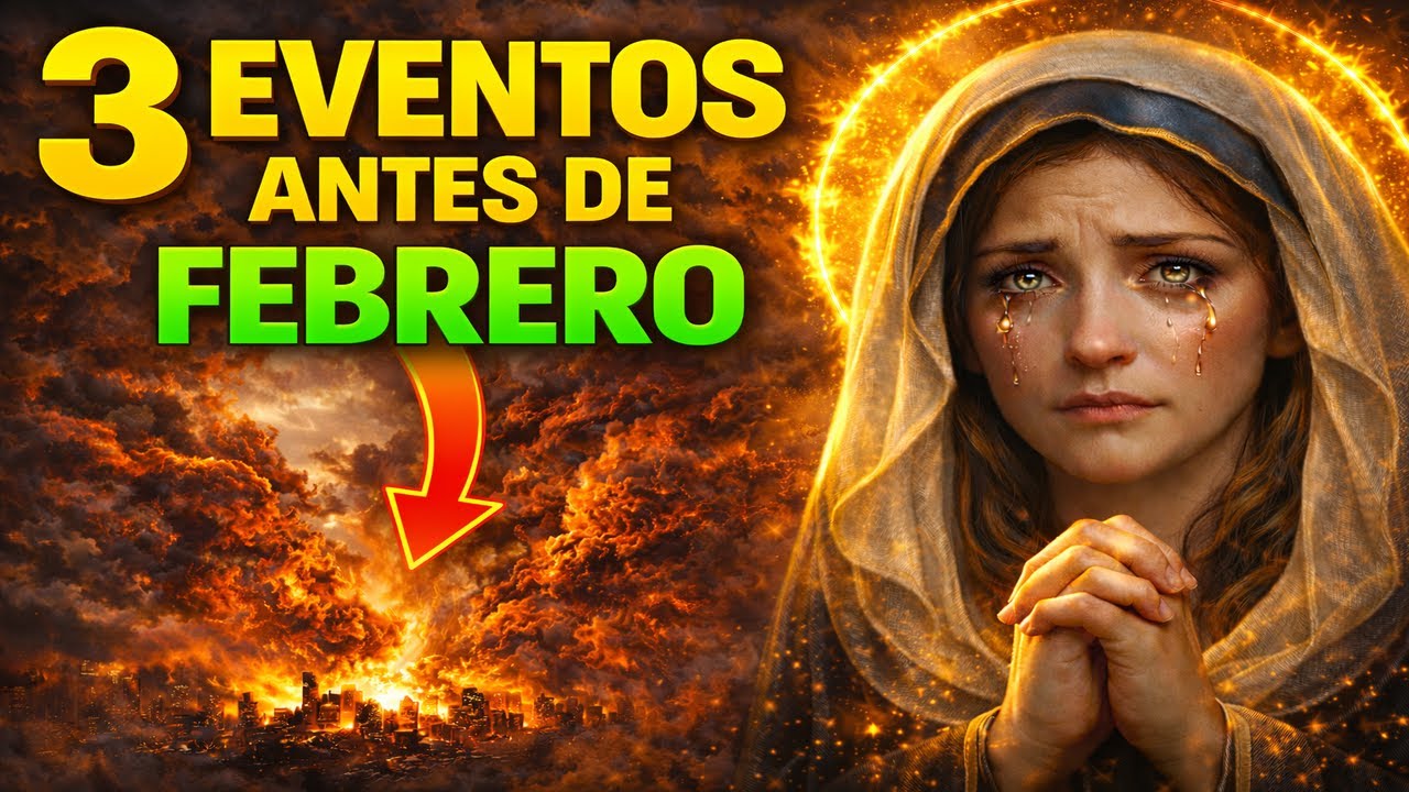 🚨 ¡ESOS 3 EVENTOS OCURRIRÁN ANTES DE FEBRERO! EL AVISO URGENTE DE LA VIRGEN MARÍA