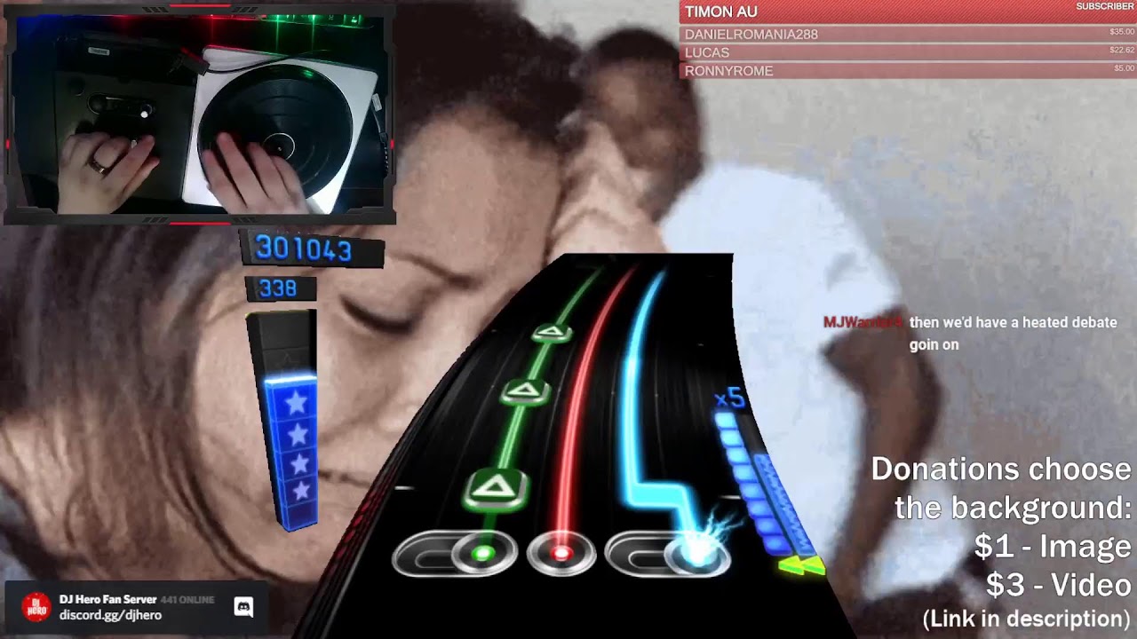 (LIVE) DJ Hero 2 - Custom Backgrounds! Donations choose any photos or videos!